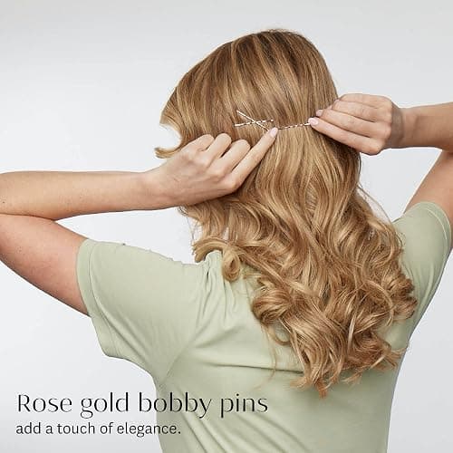 T3 Clip Kit with 4 Alligator Clips and 30 Rose Gold Bobby Pins | Section Hair for Easier Blow Drying and Styling for All Hair Lenths thumbnail 5