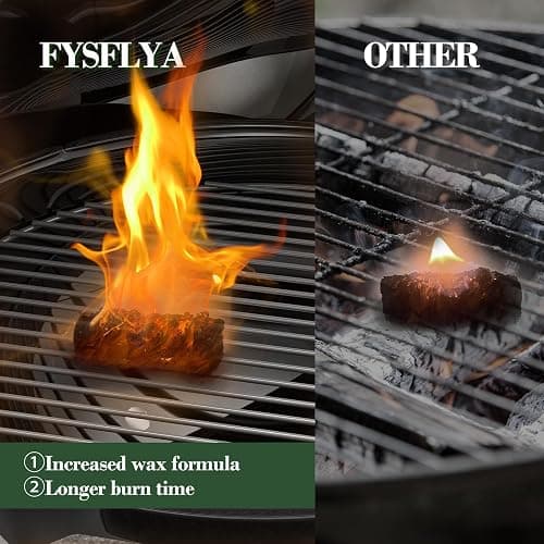 FYSFLYA 150PCS Fire Starter-Natural Fire Starters for Campfires, BBQ, Fireplaces, Barbecues, Chimneys, Fire Starters for Pizza Ovens, Fireplaces, Grills and Other Scenarios, Charcoal Starters thumbnail 3