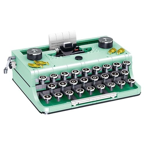 ELAICREE Ideas Retro Typewriter Building Set for Adults, 820PCS Classic Retro Series Typewriters Toys Model Best Nostalgic Gift thumbnail 2