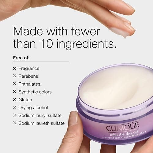 Clinique Take The Day Off Cleansing Balm Makeup Remover | Dissolves Face + Eye Makeup and Sunscreen | For All Skin Types thumbnail 7