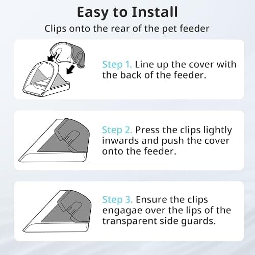 Rear Cover for Automatic Microchip Cat Pet Feeder thumbnail 5
