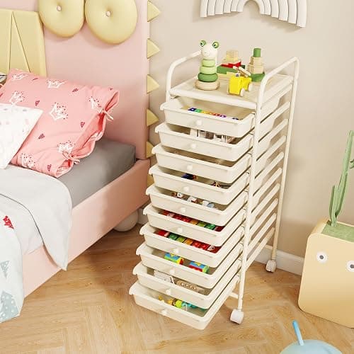 10 Drawer Rolling Cart thumbnail 2
