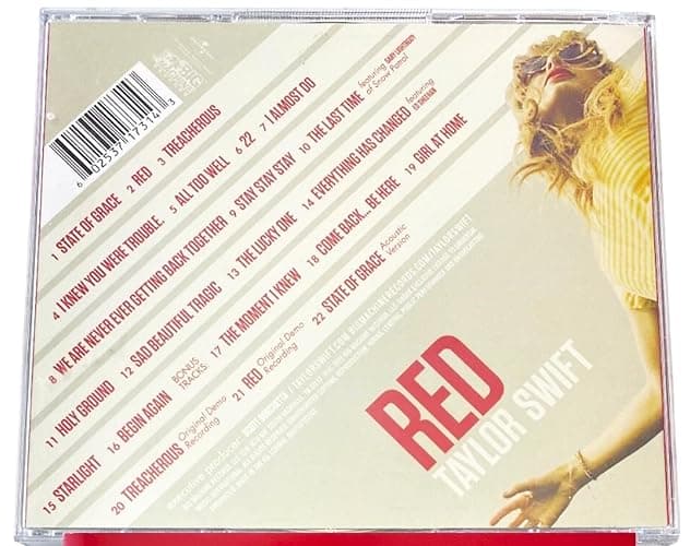 Red Deluxe Edition Edition by Taylor Swift (0100) Audio CD thumbnail 6