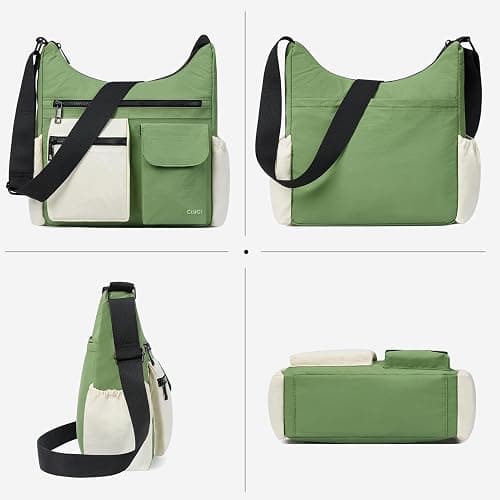 CLUCI Travel Purses for Women, Waterproof Nylon Crossbody Bags for Woman Trendy, Anti Theft Shoulder Handbags for Ladies thumbnail 7