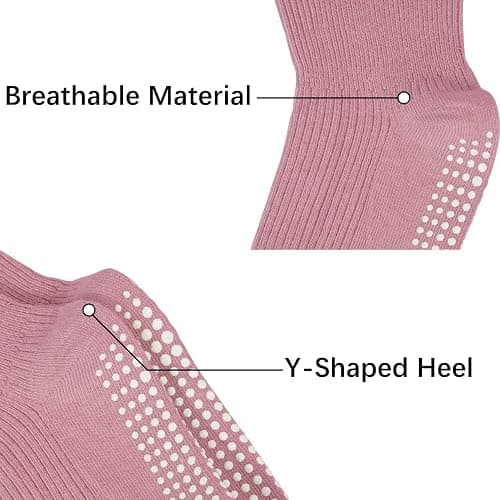 Sooneeya Baby Ruffle Socks Toddler Girls Non-Slip Ankle Socks with Grips | Indoor, Soft, Cotton, Frilly thumbnail 4