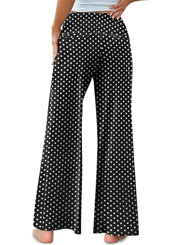 Arolina Women's Stretchy Wide Leg Palazzo Lounge Pants Casual Comfy High Waist Palazzo Pants thumbnail 5