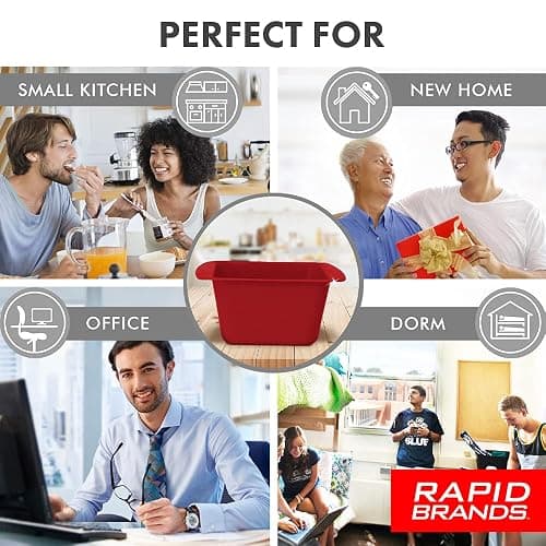 Rapid Mac Cooker | Microwave Macaroni & Cheese in 5 Minutes | Perfect for Dorm, Small Kitchen or Office | Dishwasher-Safe, Microwaveable, BPA-Free (Orange, 1Pack) thumbnail 6