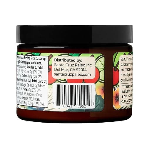 Santa Cruz Paleo Electrolyte Powder, Cherry Limeade, Sugar Free Hydration Drink Mix with Himalayan Pink Salt, Sea Salt, Magnesium Glycinate, Potassium Chloride, Sweetened with Stevia, 30 Servings thumbnail 6
