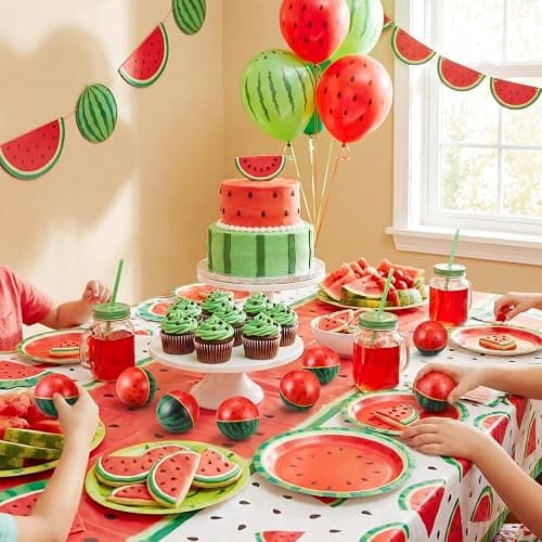 Teyva Daily 24 Pcs Watermelon Stress Balls Bulk 2.5 Inch Mini Foam Watermelon Squeeze Balls Stress Relieve Fidget Toy Decoration One in a Melon for Summer Fruit Birthday Pool Celebration Favors thumbnail 6