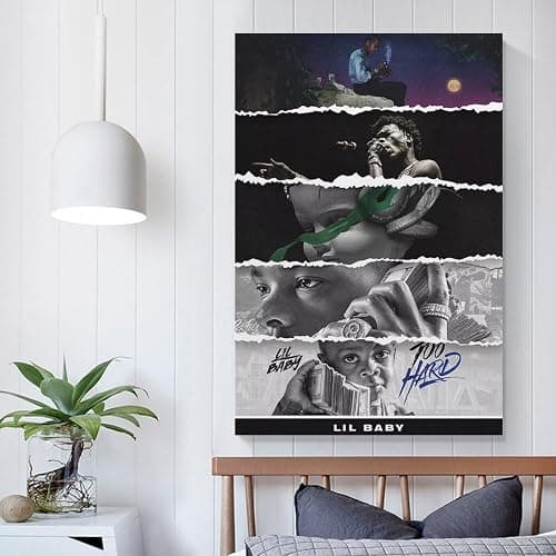 Lil Baby 2 Canvas Poster Bedroom Decoration Landscape Office Valentine's Birthday Gift Unframe-style12x18inch(30x45cm) thumbnail 4