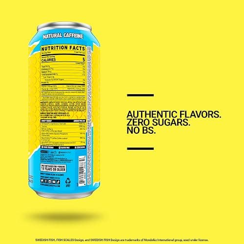 GHOST Energy Drink - 12-Pack, Swedish Fish, 16oz Cans - Energy & Focus & No Artificial Colors - 200mg of Natural Caffeine, L-Carnitine & Taurine - Gluten-Free & Vegan thumbnail 2