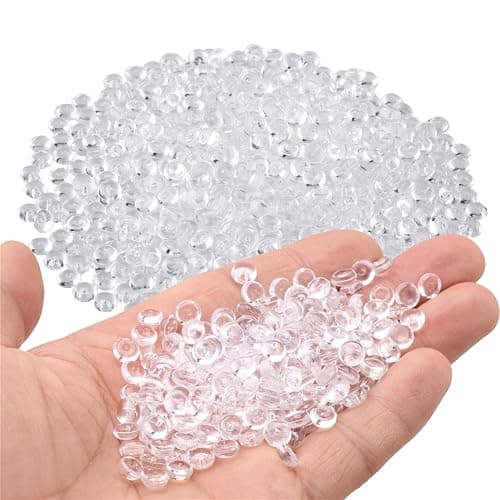 Decora 60 Gram White Fishbowl Beads for Slime Making, Art DIY Craft - Image 1