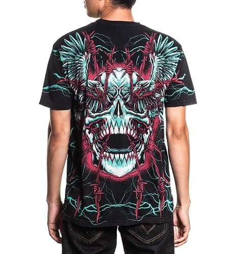 Affliction Men's Core T-Shirt, Short Sleeve, Graphic Print Design T-Shirts thumbnail 2