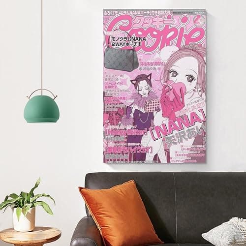 TVLV Vintage Nana Anime Poster 28 Art Poster Canvas Painting Decor Wall Print Photo Gifts Home Modern Decorative Posters Framed/Unframed 12x18inch(30x45cm) thumbnail 4