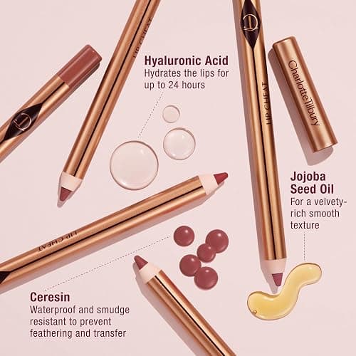 Charlotte Tilbury Lip Cheat Lip Liner Pencil - Gives Lips a Fuller-Looking, Defined Pout - Enriched with Jojoba Oil & Hyaluronic Acid - Waterproof, Smudge-Proof & Transfer-Proof thumbnail 5