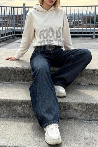 Unisex Y2K Hip Hop Baggy Wide Leg Jeans Skeleton Tiger Dragon Print Vintage | Vintage Y2K baggy jeans with skeleton, tiger or dragon prints, featuring a relaxed wide leg fit for everyday hip hop style. thumbnail 4