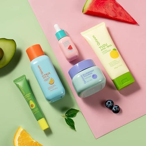 Fruit Skin Care for Teens, 5 Daily Routine Beauty Skin Care Sets - Exfoliation, Smooth, Clean, Oil Control, Firm, Hydrate, Glow Up, Skincare Gift Set for Girls Women, Facial Travel Set, for All Skin thumbnail 8
