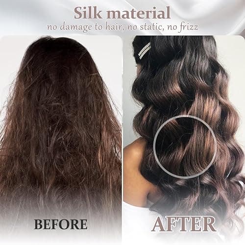100% Pure Silk Pillowcase for Hair and Skin, Both Sides Mulberry Silk Pillowcases with Hidden Zipper, Cooling Pillowcase 19 Momme, 600 Thread Silk Pillow Cases Standard Size, 2PCS, White thumbnail 5