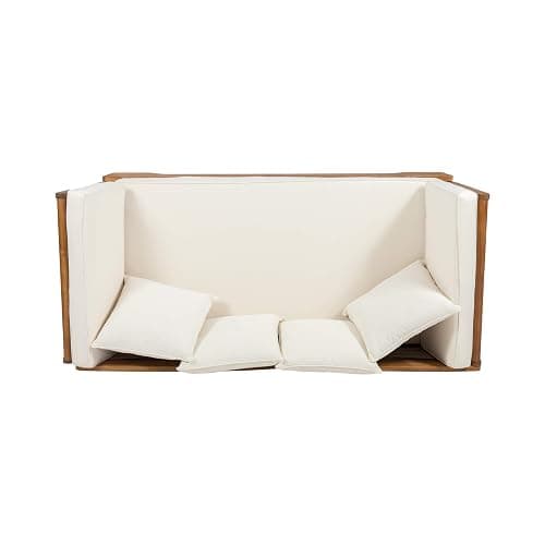 Christopher Knight Home Patrick Outdoor Acacia Wood Expandable Daybed with Water Resistant Cushions, Teak thumbnail 7