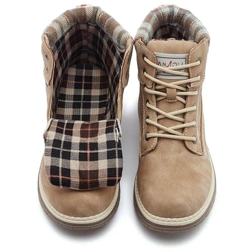 ANJOUFEMME Work Hiking Boots for Women Waterproof - Womens Outdoor Ankle Boots Lightweight Snow Winter Boots for Trekking Walking thumbnail 6