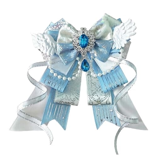 Pdxnyxx Kawaii Anime Lolita Bow Lace Silk Bag Accessories Charms Backpack Purse Charm for Handbags Preppy Aesthetic Stuff - Image 1