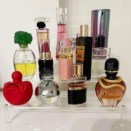 Acrylic 5-Tier Display Stand, Clear Perfume Organizer, Cupcake Stand Holder, Large Shelf Risers for Figures, Party Desserts, Home Decor thumbnail 5