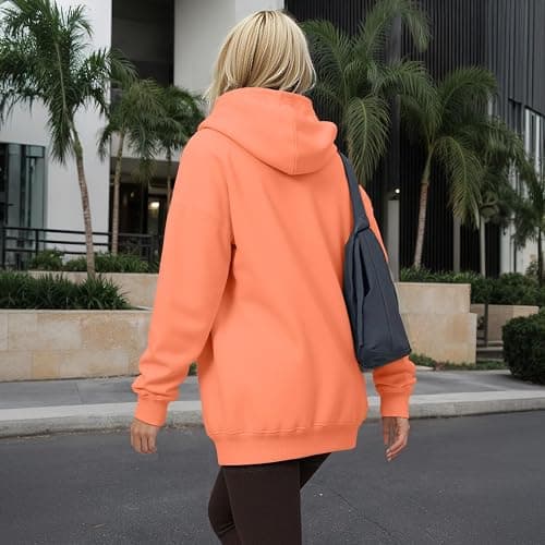 YARBCEN Womens Hooded Hoodies Sweatshirts - Long Sleeve Crewneck Sweaters With Pocket 2026 Fashion Spring Oversized Clothes thumbnail 5
