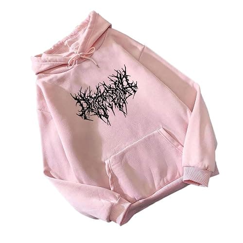 Y2K Grunge Gothic Graphics Hoodies Women Harajuku Aesthetic Hiphop Long Sleeve Oversized Sweatshirt Streetwear Autu thumbnail 9