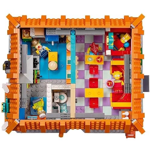 LEGO Icons The Simpsons : Krusty Burger, Home Decor Building Kit for Adults Includes Homer, Bart and Lisa Simpson, Farmer Krusty, Sideshow Bob, Squeaky Voiced Teen and Officer Lou Minifigures 10352 thumbnail 7