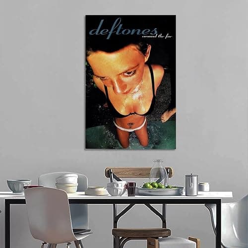 Deftone Around The Fur Music Album Canvas Art Poster And Wall Art Picture Print Modern Family Bedroom Decor Posters 12x18inch(30x45cm) thumbnail 3