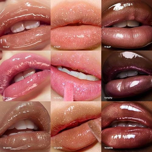 ENTROPY MAKEUP Tulle Lip Gloss, Lightweight 3D Pearl Shimmer, Ultra-Gloss High Shine, Non-Sticky Moisturizing Lip Gloss with Peptide Complex, Robe thumbnail 5