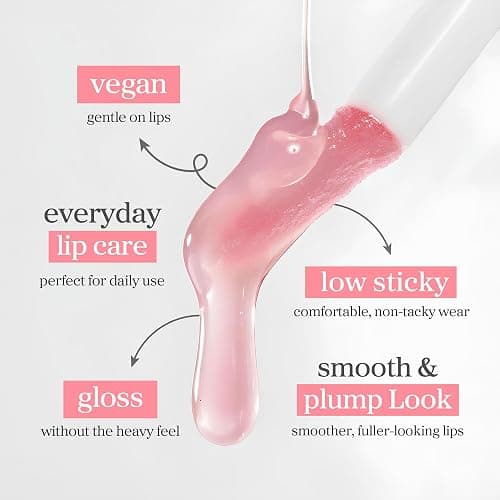 NOONI Korean Lip Oil - Applepeony - pH Color-Changing Plumping Lip Gloss | 24HR Hydration, Moisturizing Lip Oil, Natural Lip Plumping Effect, Waterproof Wear, Glossy Finish, Gift Stocking Stuffers thumbnail 8
