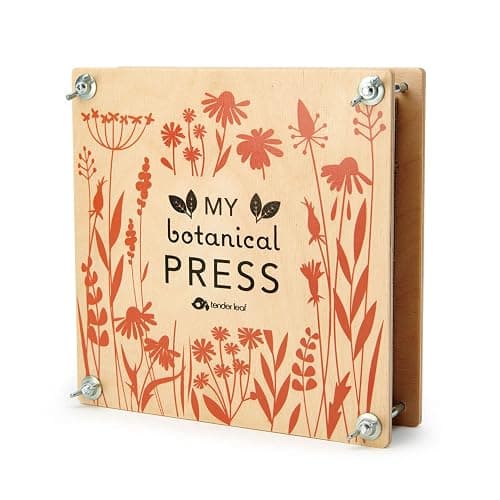 Tender Leaf Toys - My Botanical Press - 8.3 x 8.3 Inch 10 Layers Flower Press, DIY Dried and Preserved Flowers and Leaves, Plants Art & Crafts kit - Age 3+ - Image 1