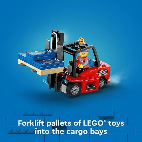 LEGO City Yellow Delivery Truck Toy - Semi Truck Building Toy for Boys & Girls, Ages 8+ Years - Gift for Birthdays - Pretend Play W/ 3 Minifigures - 60440 thumbnail 5