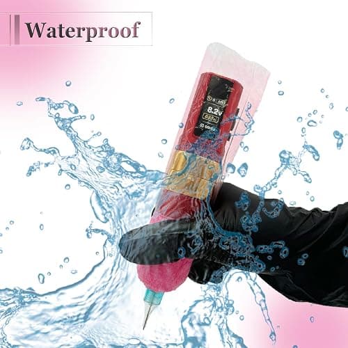SOTICA 206PCS Tattoo Machine Covers with Grip Tape Pink Tattoo Supplies | 200PCS Pink Tattoo Pen Covers 2.56×7.1" Machine Wraps and 6PCS Pink Self-Adhesive Bandage for Tattoo Supplies thumbnail 5