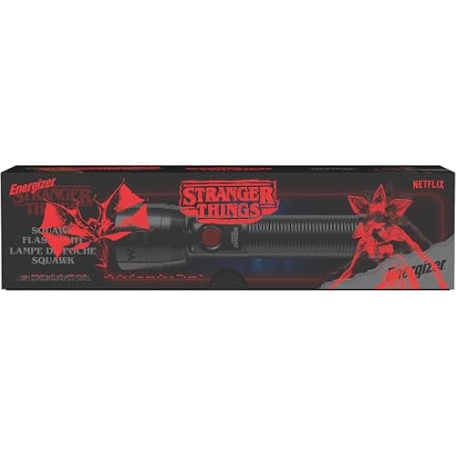 Energizer Stranger Things Squawk Retro LED Flashlight, Water Resistant and Drop Tested Camping Flashlight, Limited Edition, 250 Lumens thumbnail 11