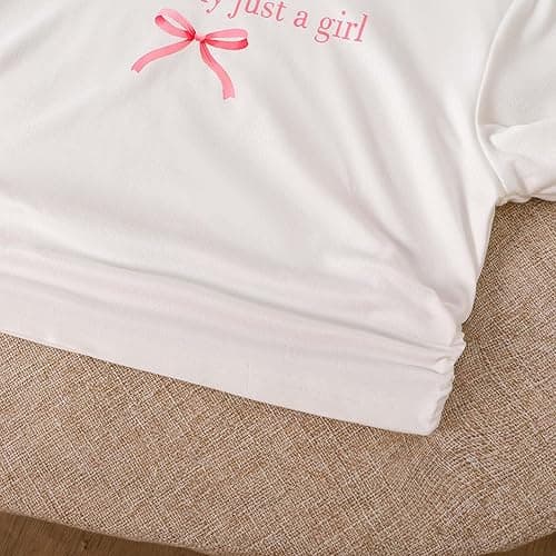 SoLu DAY8 Clothing Girls Set Age 8-13 Years Fall Winter Long Sleeve Top Pullover and Wide Leg Pants Tracksuit Girls Fashion Cute Comfy Casual School Jogging Athletic Sportswear thumbnail 5