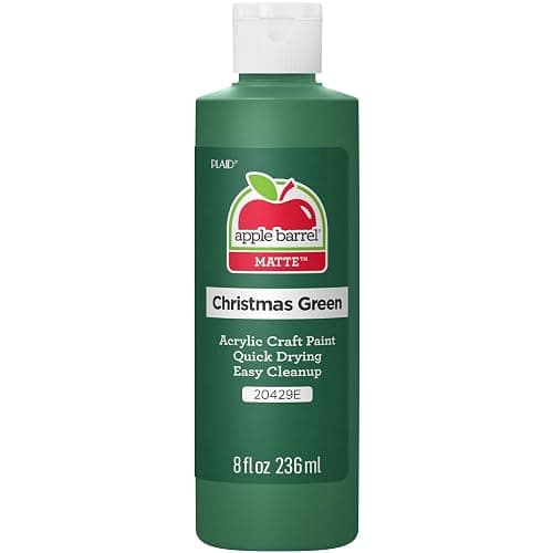 Apple Barrel, Acrylic Paint , 8 fl oz, Christmas Green, (Pack of 1) - Image 1