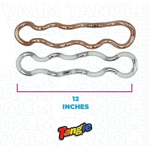 Tangle® Palm Metallic 2-Pack Steel Silver and Rose Gold thumbnail 2