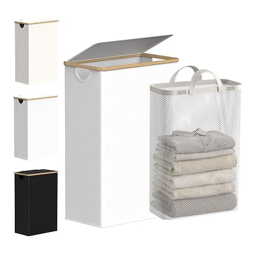 Collapsing laundry basket and bag - Image 1