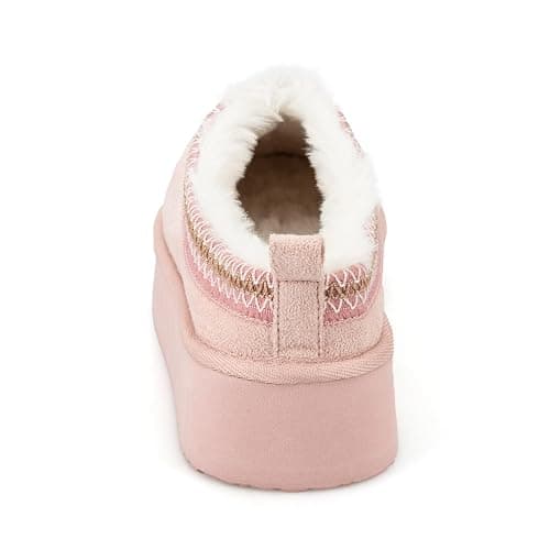 Jessica Simpson Women's Microsuede Cozy Clog Platform Slippers thumbnail 6