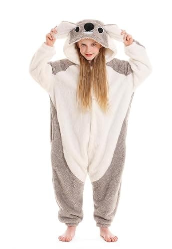 ATOZ Onesie for Kids, Animal Pajamas Halloween Cosplay Costume Girls Boys | Children Christmas Sleepwear Flannel One Piece Loungewear thumbnail 2