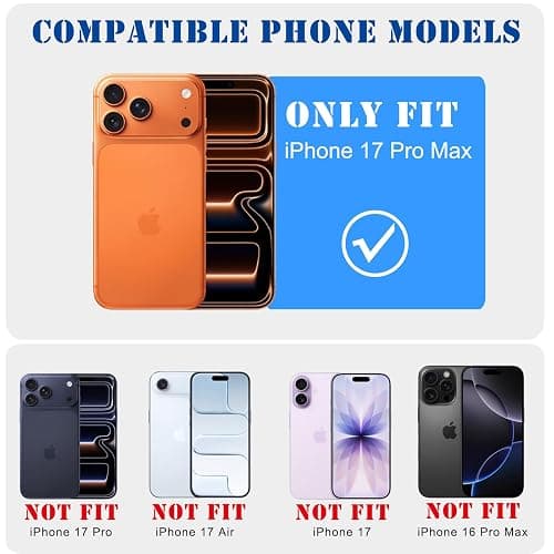 HYUEKOKO Striped Phone Case for iPhone 17 Pro Max, Fashion Retro Stripe Pattern Aesthetic Cover, Soft TPU Slim Shockproof Case for Girls Women-Blue thumbnail 4
