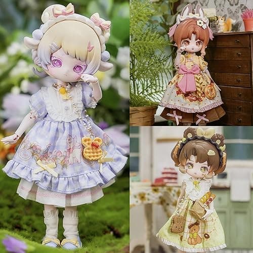 XiDonDon Minty The Fantasy Forest Series 1/12 BJD Doll OB11 Size Action Figures Collectable Anime Figures Dolls Mystery Box Boy Girls Gifts (Whole Set) - Whole Set thumbnail 5