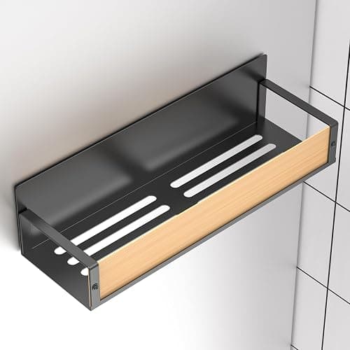 HuggieGems 4 Pack Magnetic Spice Storage Rack Organizer for Refrigerator and Oven, Wood Fridge Organizers and Storage thumbnail 6
