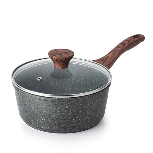 SENSARTE 1.5 Quarts Nonstick Saucepan with 8 Inch Frying Pan Skillet with Lid thumbnail 3