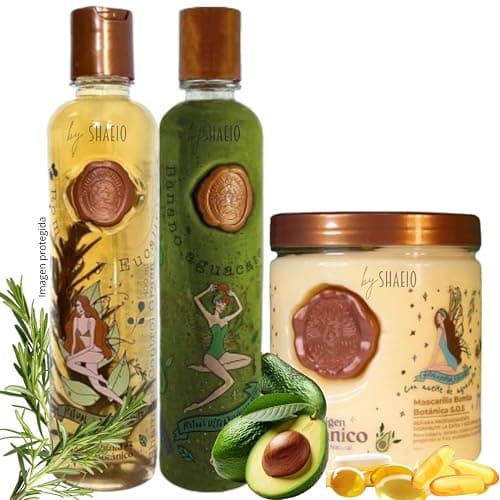 RITUAL BOTANICO KIT 3 Crecimiento Acelerado Ultra Reparador S.O.S de Origen Botánico: Shampoo de Romero, Mascarilla para el Cabello Bomba Capilar, Acondicionador Intensivo PLEX (+ OBSEQUIO TRENDY) - Image 1