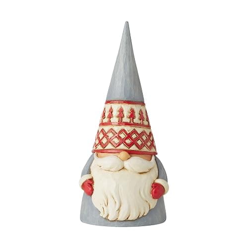 Enesco Jim Shore Heartwood Creek Nordic Noel Tree Hat Gnome God Jul Figurine, 6.1 Inch, Multicolor - Image 1