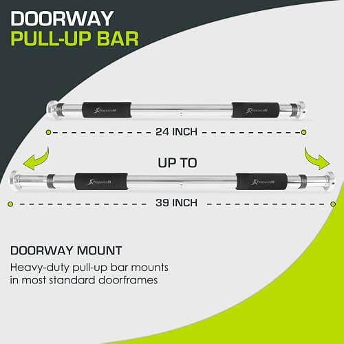 ProsourceFit Pull Up Bar for Multi Use Fitness & Home Gym Exercise thumbnail 3