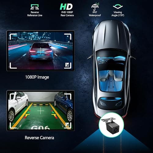 9" Carplay Screen for Car, Portable Wireless Car Play Screen for Apple CarPlay & Android Auto, OTA Updates, Backup Camera, Mirror Link, Voice Control, GPS Navigation, Bluetooth 5.0, FM/AUX thumbnail 5